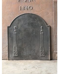 Plaque de Cheminée 'Colonnes de Liberté'