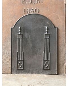 Plaque de Cheminée 'Colonnes de Liberté'