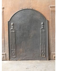 Plaque de Cheminée 'Colonnes de Liberté'