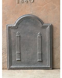 Plaque de Cheminée 'Colonnes de Liberté'