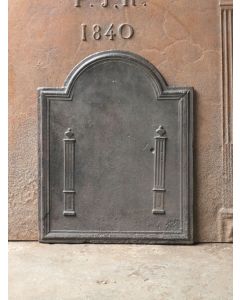 Plaque de Cheminée 'Colonnes de Liberté'