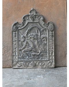 Plaque de Cheminée 'Charybde et Scylla'