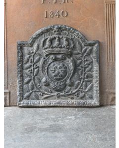 Plaque de Cheminée 'Armes de France'