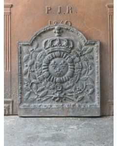 Plaque de Cheminée 'Armes de France'