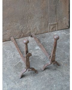 Chenets Louis XV