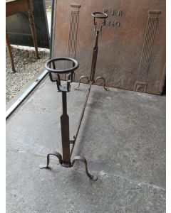Anciens Chenets Forgés à la Main