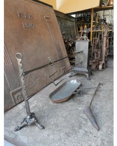 Ancien Tournebroche à Horloge