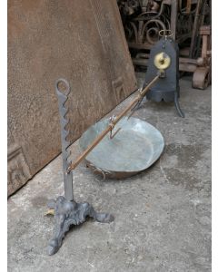 Ancien Tournebroche à Horloge