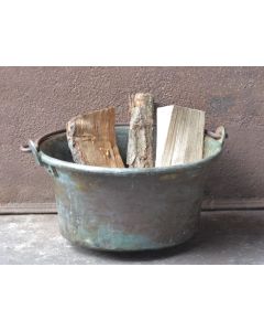 Panier à Bûches en Laiton