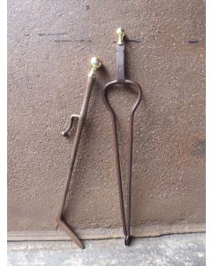 Ancien Serviteur Cheminée Néerlandais