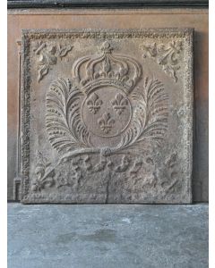 Plaque de Cheminée 'Armes de France'