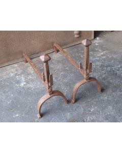 Chenets Louis XV