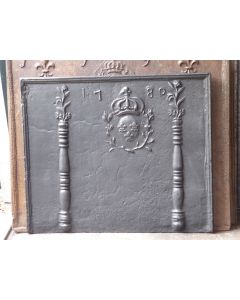 Plaque de Cheminée 'Armes de France'