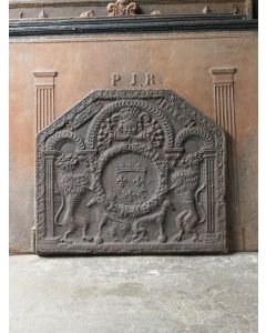Plaque de Cheminée 'Armes de France'