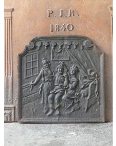 Plaque Cheminée Napoleon III