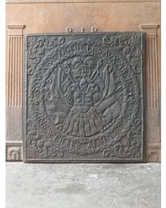 Plaque de Fonte avec Blason