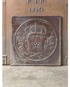 Plaque de Cheminée 'Armes de France'
