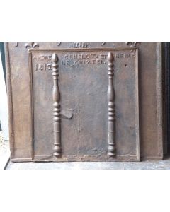 Plaque de Cheminée 'Colonnes d'Hercule'