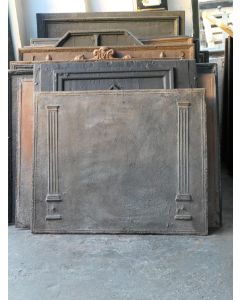 Plaque de Cheminée 'Colonnes de Liberté'