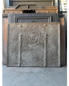 Plaque de Cheminée 'Armes de France'