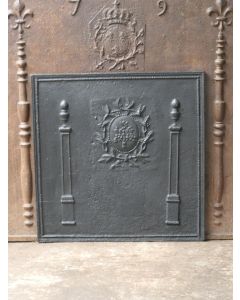 Plaque de Cheminée 'Panier de Fleurs'