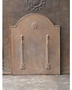 Plaque de Cheminée 'Colonnes de Liberté'