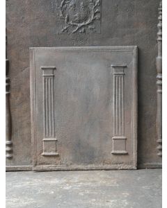 Plaque de Cheminée 'Colonnes de Liberté'