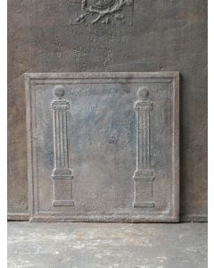 Plaque de Cheminée 'Colonnes de Liberté'