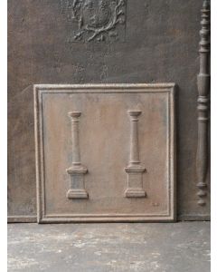 Plaque de Cheminée 'Colonnes de Liberté'