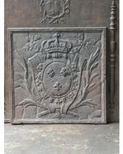 Plaque de Cheminée 'Armes de France'