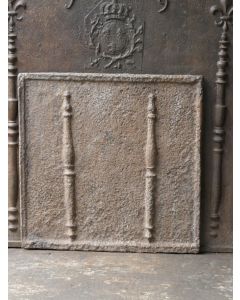 Plaque de Cheminée 'Colonnes d'Hercule'
