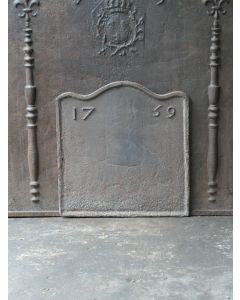 Plaque en Fonte Louis XV