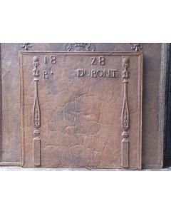 Plaque Fonte Néoclassique