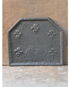 Plaque de Cheminée 'Fleurs de Lys'