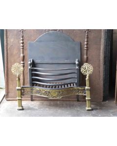 Grande Grille Porte Bûches Art Nouveau