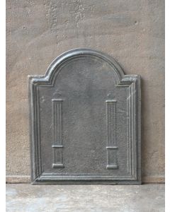 Plaque de Cheminée 'Colonnes de Liberté'