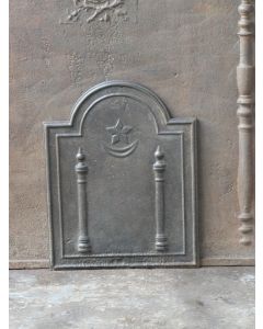 Plaque de Cheminée 'Colonnes de Liberté'
