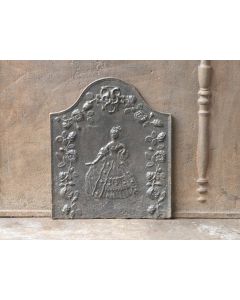 Plaque de Cheminée 'Femme'