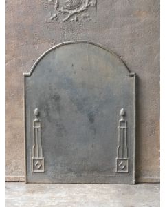 Plaque de Cheminée 'Colonnes de Liberté'