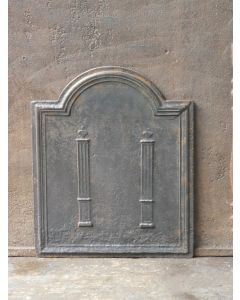 Plaque de Cheminée 'Colonnes de Liberté'