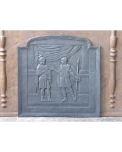 Plaque de Cheminée 'Scène Romaine'