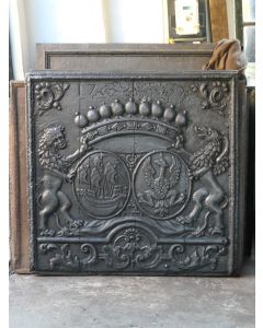 Plaque de Fonte avec Blason