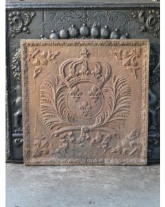 Plaque de Cheminée 'Armes de France'