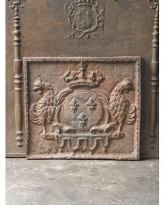 Plaque de Cheminée 'Armes de France'