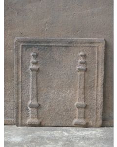 Plaque de Cheminée 'Colonnes de Liberté'