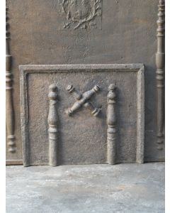 Plaque de Cheminée 'Croix de Saint André'
