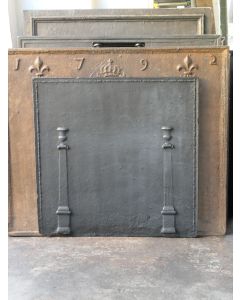 Plaque de Cheminée 'Colonnes de Liberté'