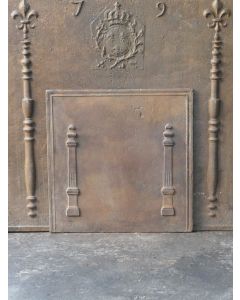  Plaque Cheminée 'Piliers de la Liberté'