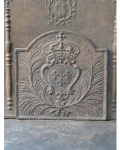 Plaque de Cheminée 'Armes de France'