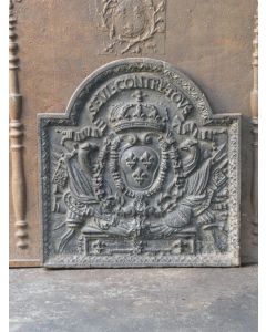 Plaque de Cheminée 'Armes de France'